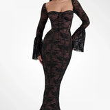 ALLEGRA™ – LANG BLONDEKJOLE MED ROMANTISK ELEGANCE