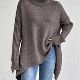 ISLA™ – OVERSIZE RULLEKRAVE-SWEATER