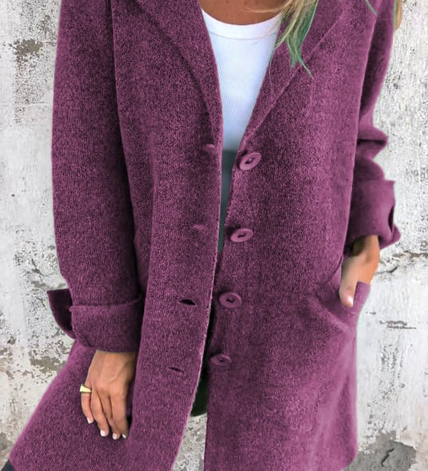 CASUAL LONG COAT™ – AFSLAPPET LANGFRAKKE I LET MATERIALE