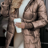 NOLWEN™ – ELEGANT VINTERJAKKE MED HÆTTE OG POLSTRING