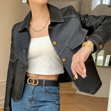 AUVRELLE™ – ELEGANT LÆDERJAKKE