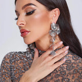 Aria™ – blomsterøreringe i sølv med delikat glans