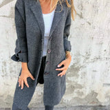 CASUAL LONG COAT™ – AFSLAPPET LANGFRAKKE I LET MATERIALE