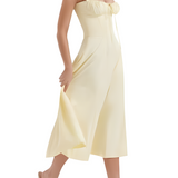 SABRINA™ – KJOLE MED KORSETDETALJE OG MARKERET TALJE